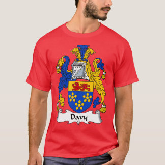 Davy Coat of Arms Family Crest T-Shirt