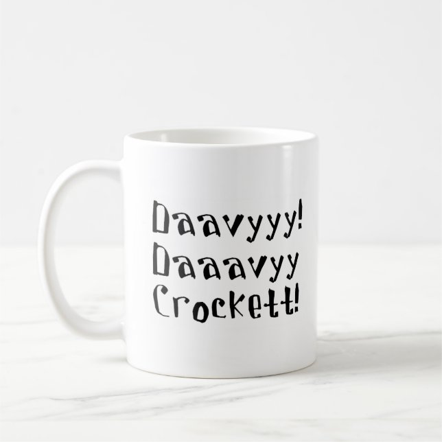 Davy Crockett Coffee Mug (Left)