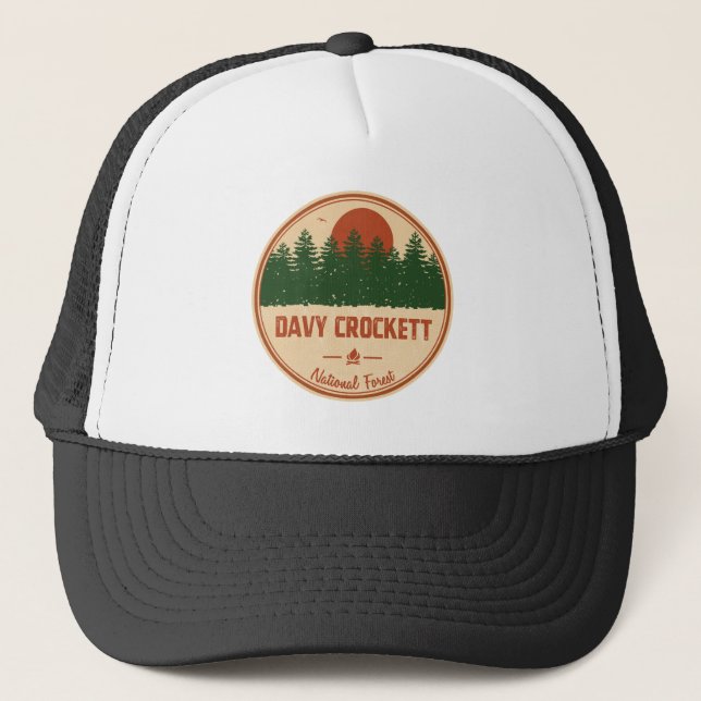 Davy Crockett National Forest Trucker Hat (Front)