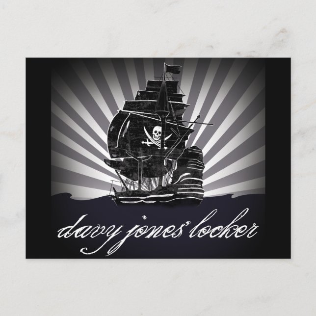 davy jones locker postcard (Front)