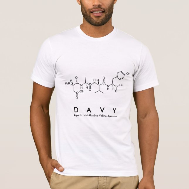 Davy peptide name shirt M (Front)