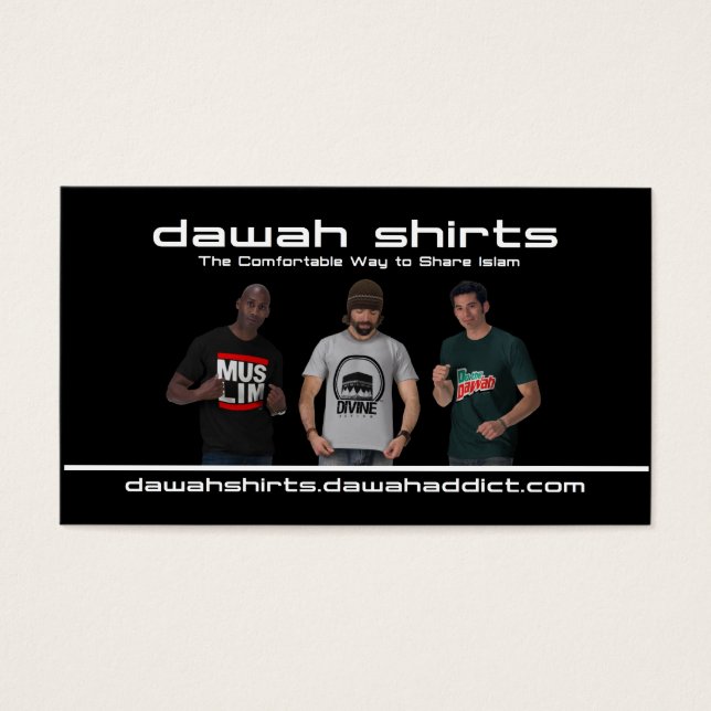 Dawah Shirts Black (Front)