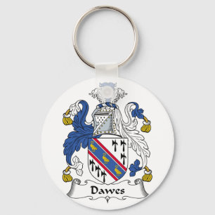 Dawes Family Crest Key Ring