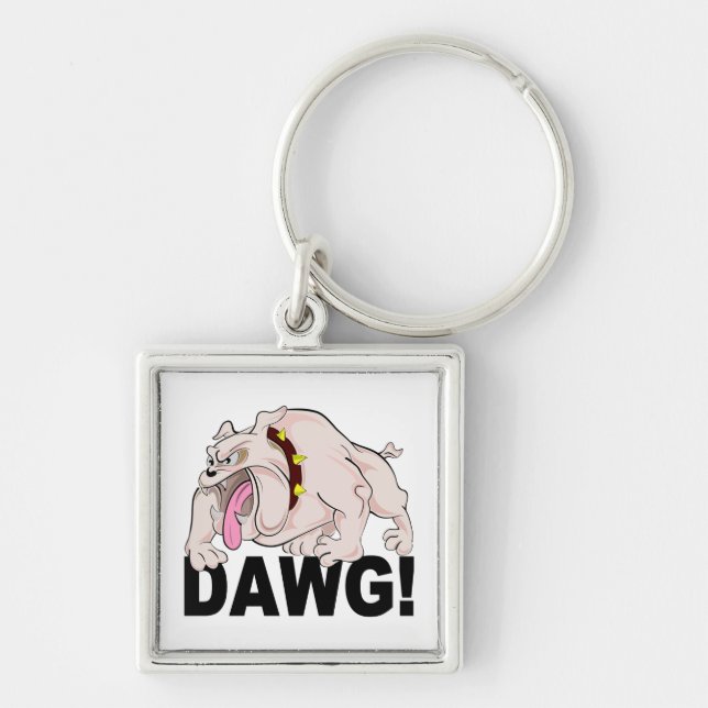 DAWG! key chain, customise Key Ring (Front)