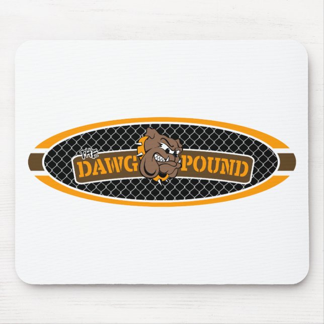 Dawg Pound Chain Link Mouse Mat (Front)
