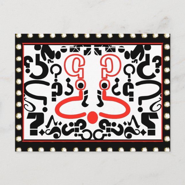 Dawgie In The Window Postcard (Front)