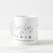 Dawid peptide name mug (Front Left)