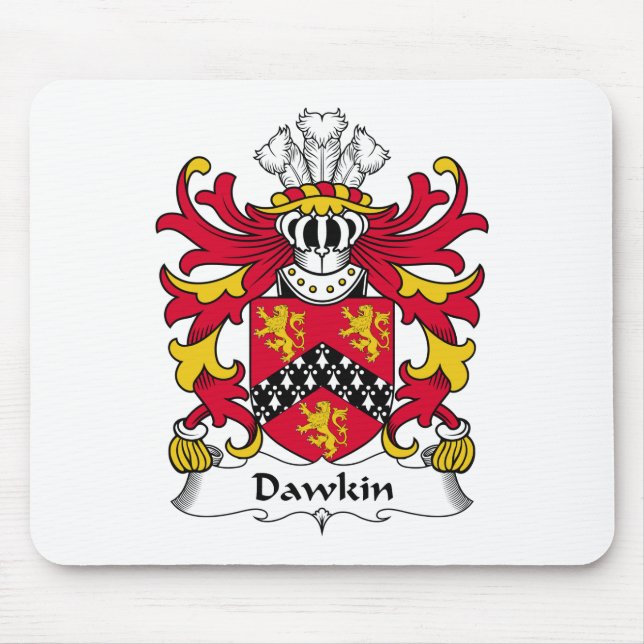 Dawkin Family Crest Mouse Mat (Front)