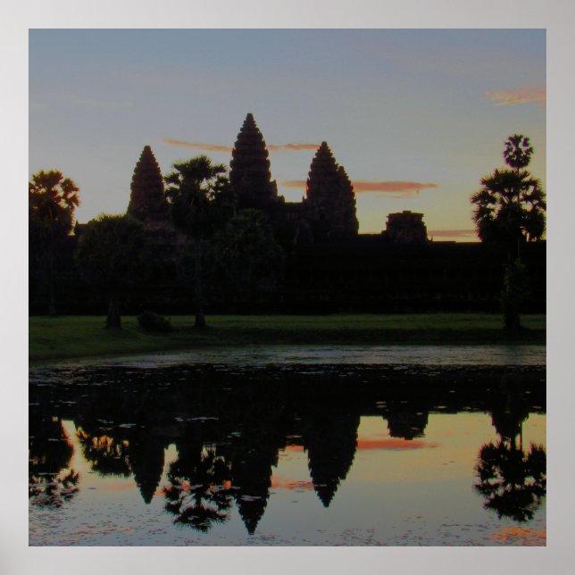 Dawn at Angkor Wat Poster (Front)