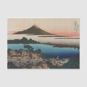 Dawn at Isawa in Kai Province by Hokusai Tissue Paper