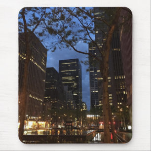 Dawn at Rockefeller Centre NYC Architecture Lights Mouse Mat