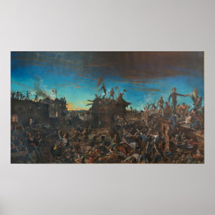 Dawn at the Alamo Poster