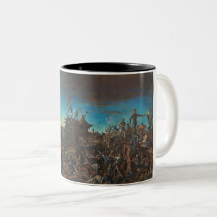 Dawn at the Alamo Two-Tone Coffee Mug