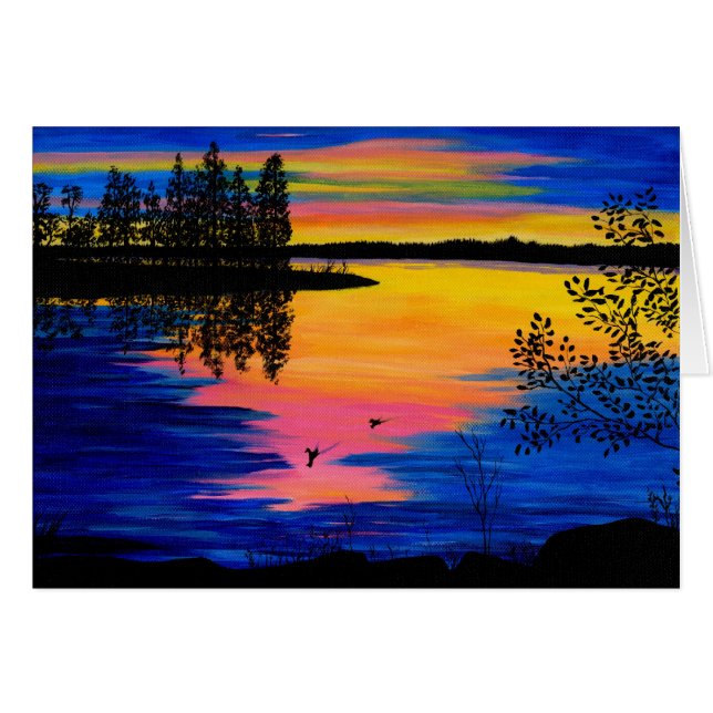 Dawn at the Lake (Front Horizontal)