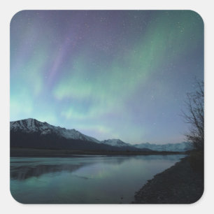 Dawn Aurora Square Sticker