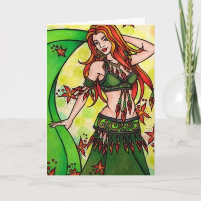 Dawn Belly Dancer Card (Front)