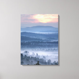 Dawn Between the Valleys Canvas Print