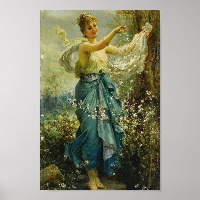 Dawn by Hans Zatzka - poster (Front)