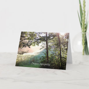 Dawn Deepest Sympathy Card