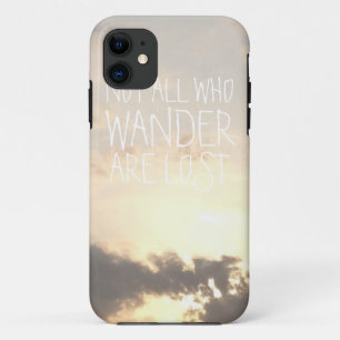 Dawn dusk sky landscape with clouds nature photo iPhone 11 case