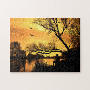 Dawn Fishing Jigsaw Puzzle