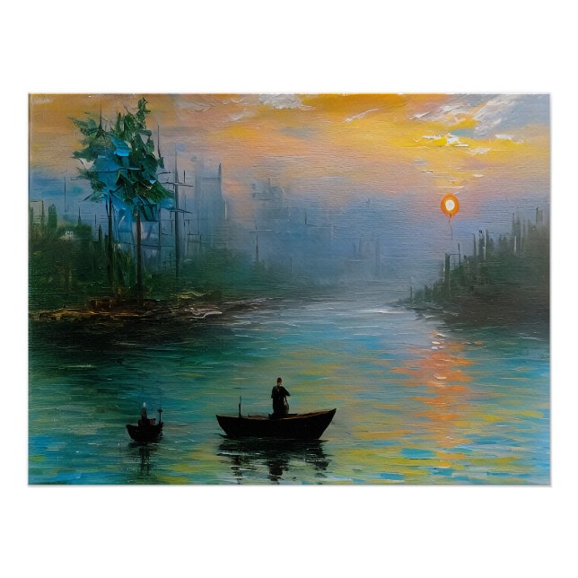 Dawn Fishing Poster (Front)