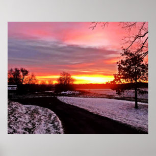 DAWN IN WINTER POSTER