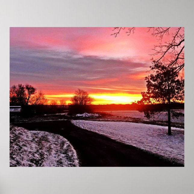 DAWN IN WINTER POSTER (Front)