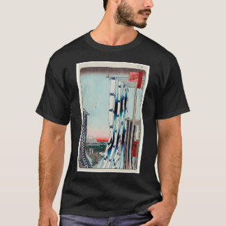 Dawn Inside the Yoshiwara, No. 38 in One Hundred V T-Shirt