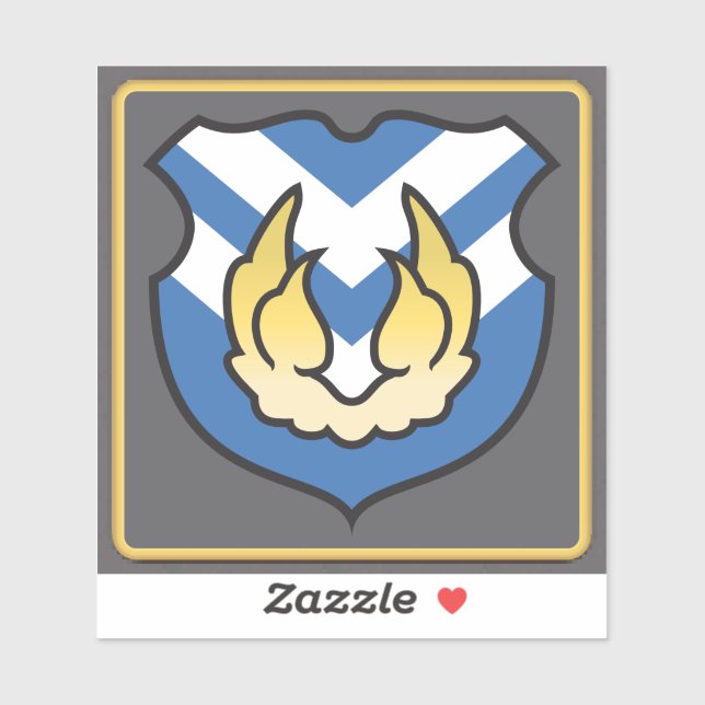 Dawn of Archadia FC Logo Small Vinyl Sticker (Sheet)