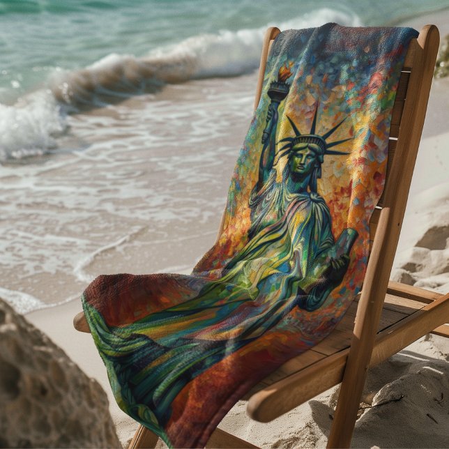 Dawn of Liberty, custom Beach Towel (Creator Uploaded)
