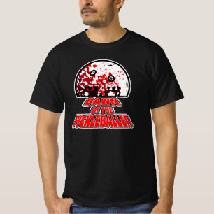 Dawn of the Pickleballer Halloween Horror Zombie T-Shirt