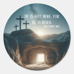 Dawn of the Resurrection  Classic Round Sticker