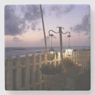 Dawn on the Beach Stone Coaster