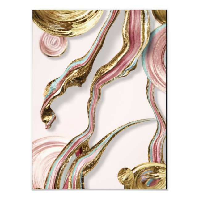 Dawn on the Rose Marble Sea Photo Print (Front)