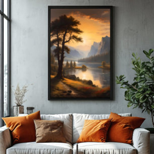 Dawn Over the Eternal Mountains Canvas Print