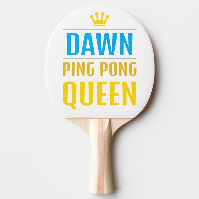Dawn Ping Pong Paddle (Front)