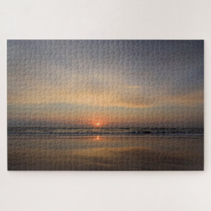 Dawn Reflections at Cocoa Beach, Florida - 20x30 Jigsaw Puzzle