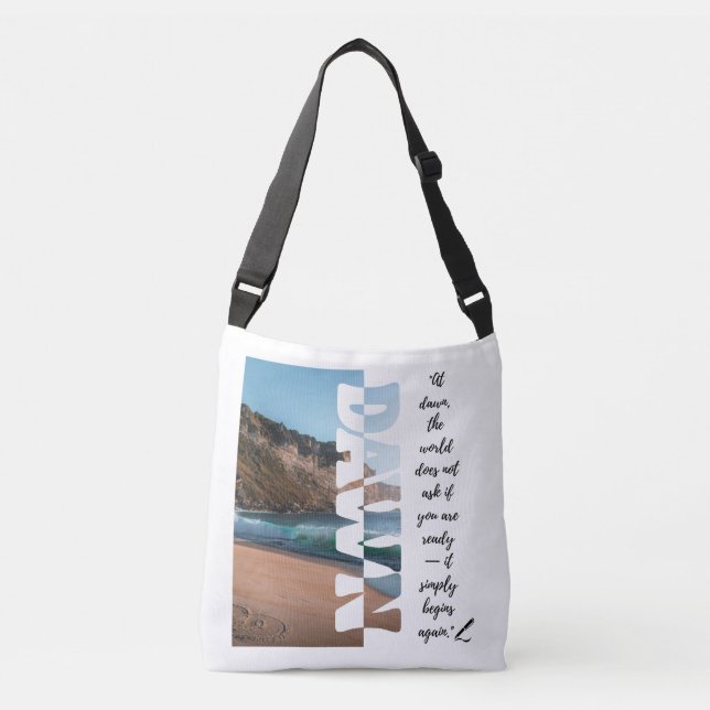 Dawn — Simply Begin Again Crossbody Bag (Front)