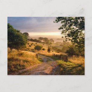 Dawn Sunshine   English Countryside Postcard