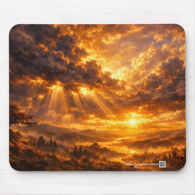 Dawnfire Overlook Mouse Mat (Front)