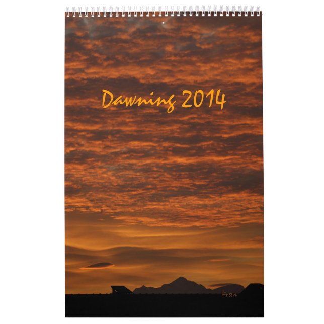 dawning 2014 calendar (Cover)