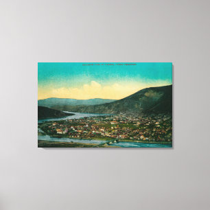Dawson, Alaska Yukon Territory Town View Canvas Print