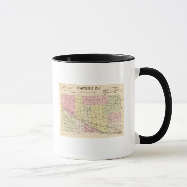 Dawson County, Nebraska Mug (Right)