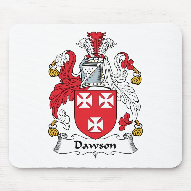 Dawson Family Crest Mouse Mat (Front)