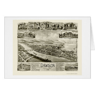 Dawson, PA Panoramic Map - 1902