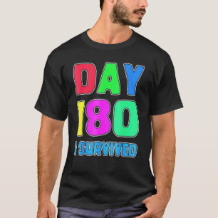 Day 180 I Survived Happy Last Day Of School 2022 T T-Shirt