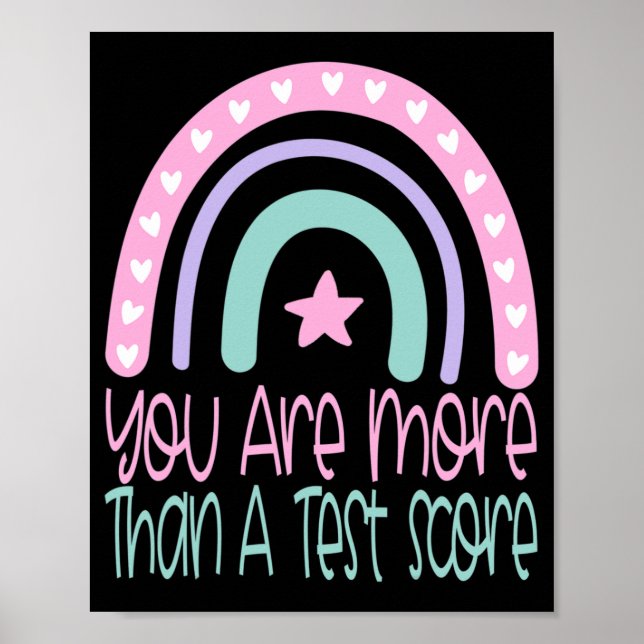 Day 2021 More Than A Test Score Exam Teacher  Poster (Front)