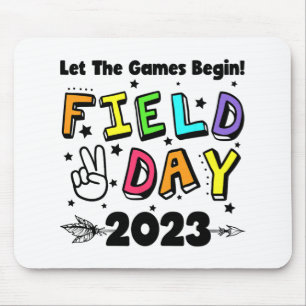 Day 2023 Let The Games Begin Kids Boys Girls Teach Mouse Mat