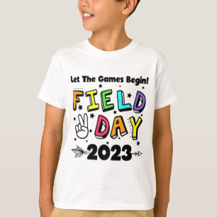Day 2023 Let The Games Begin Kids Boys Girls Teach T-Shirt
